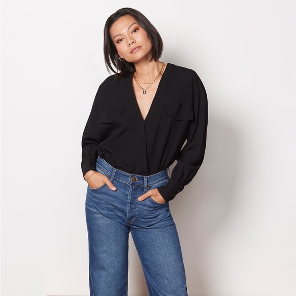 Good American Utility Wrap Bodysuit size 1 Small - Picture 2 of 13